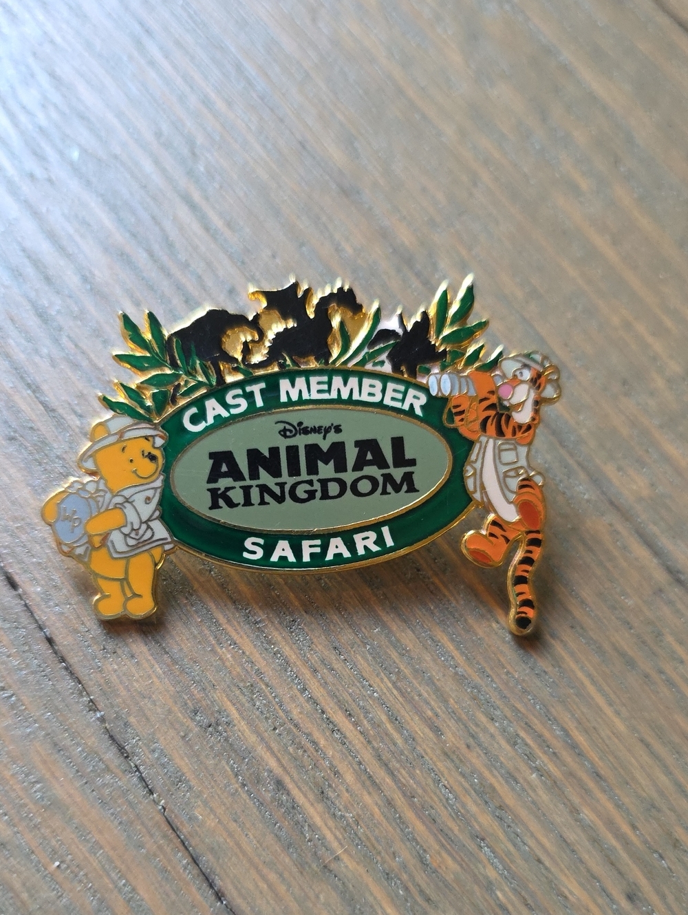Disney Animal Kingdom Cast Member Safari Pin - Pooh & Tigger